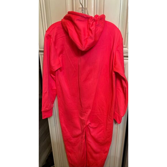 A2Z For Kids Girls Full Zip Hooded One Piece Jumpsuit Hot Pink Size 11-12 - Picture 9 of 11